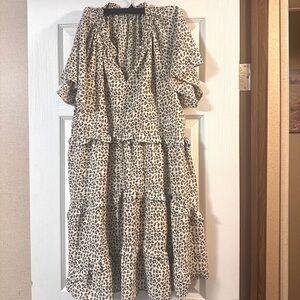 Leopard print dress
